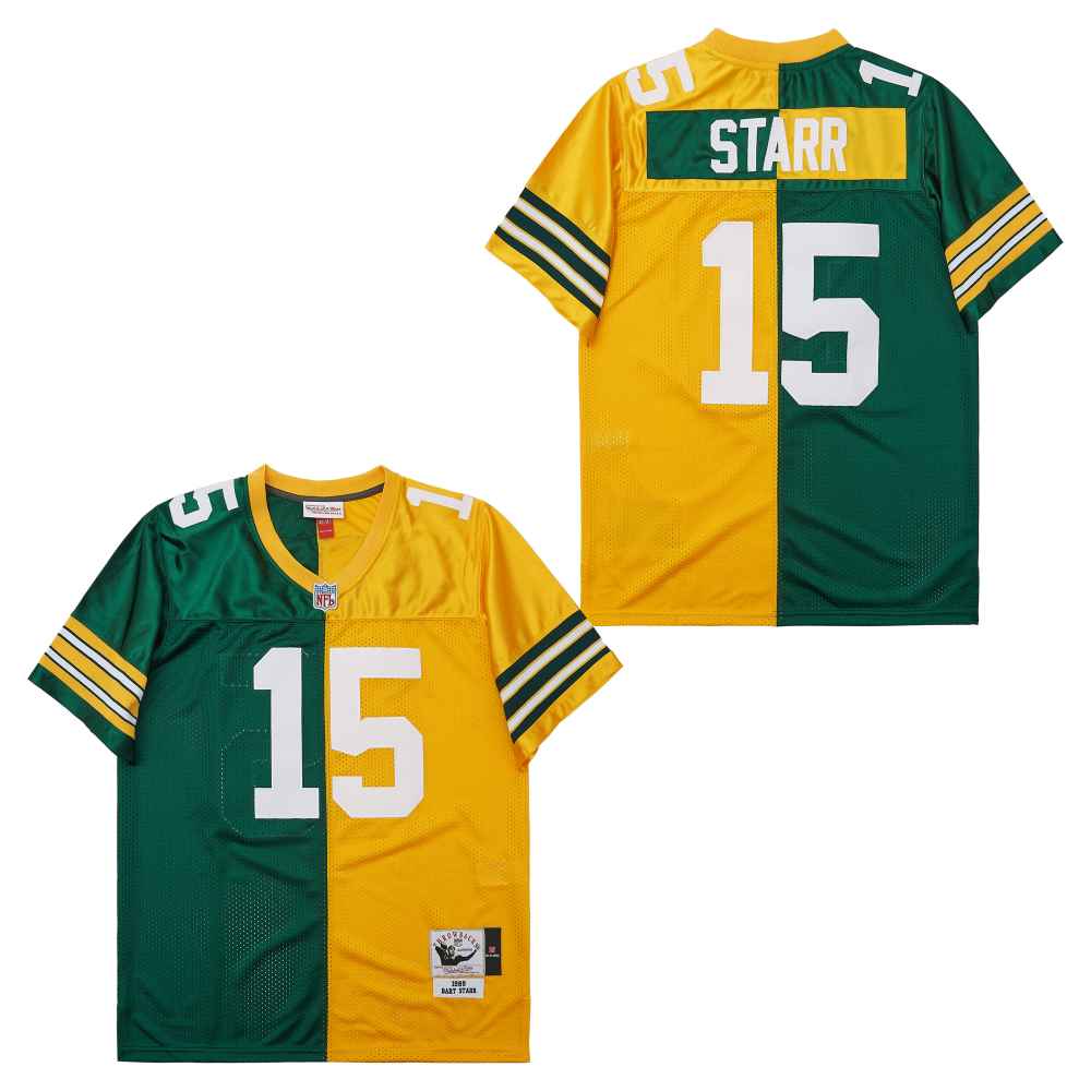 Mitchell And Ness Packers #15 Throwback Stitched NFL Jersey 2