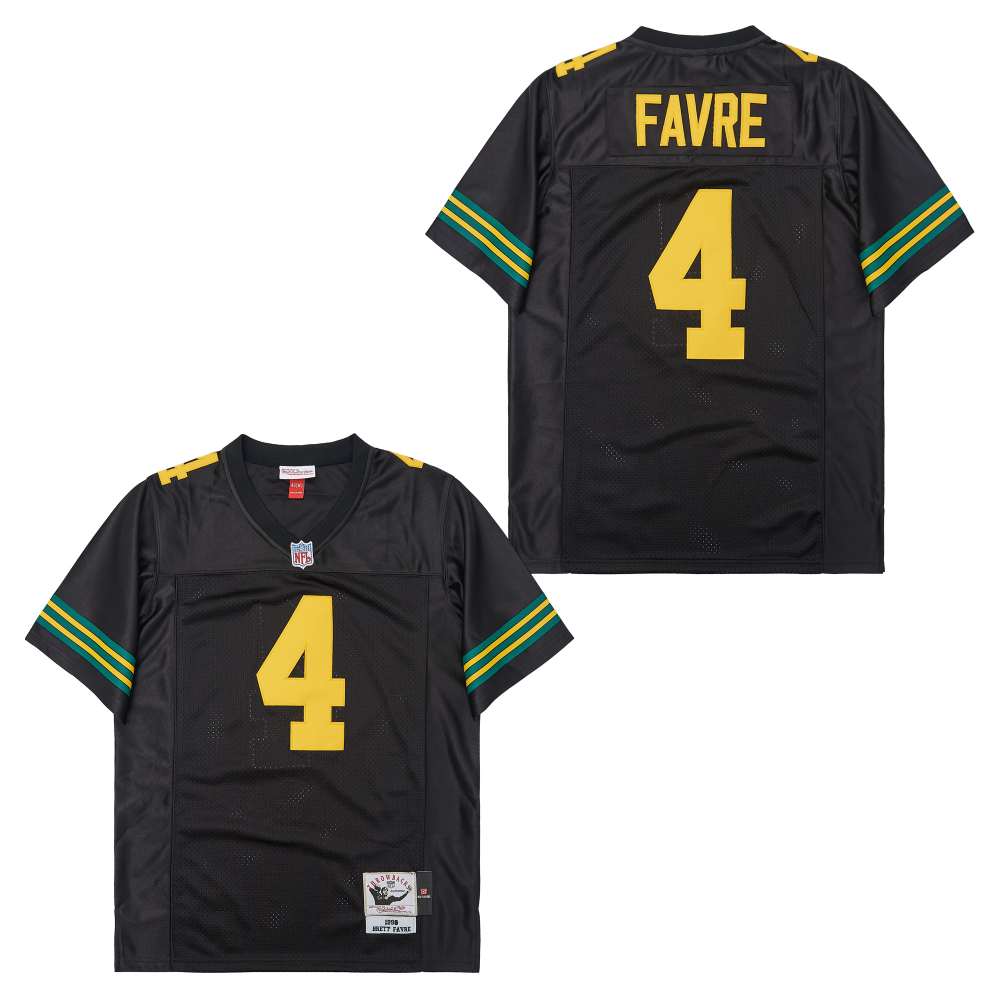 Mitchell And Ness Packers #4 Throwback Stitched NFL Jersey 3