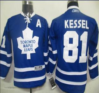 youth NHL Jerseys Pittaburgh Toronto Maple Leafs 81 KESSEL blue(Kids