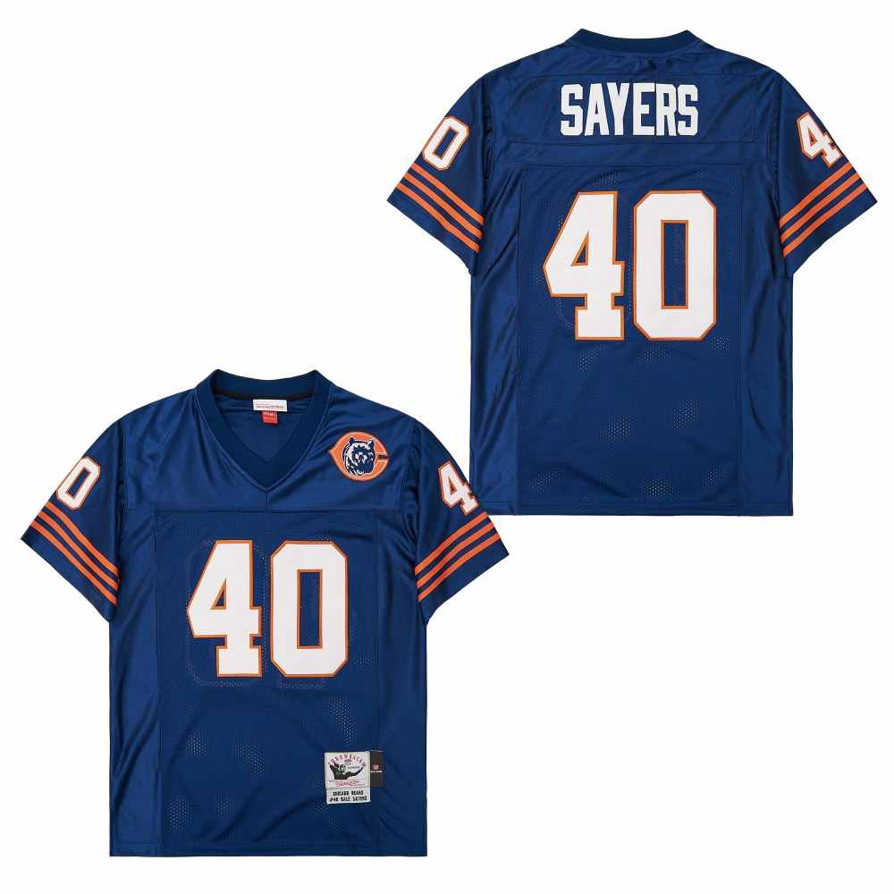 Mitchell&Ness Bears #40 Throwback Men's Throwback Stitched NFL Jerseys 1