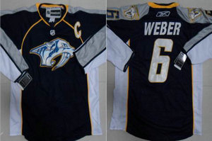 nashville predators 6 weber black C patch