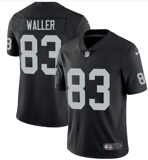 Custom Toddler Oakland Raiders #83 Darren Waller Black Jersey