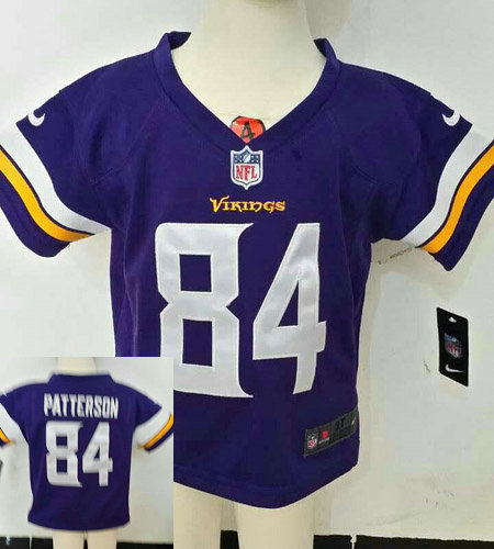 Kids Cordarrelle Patterson Minnesota Vikings #84 Purple Nike Jersey