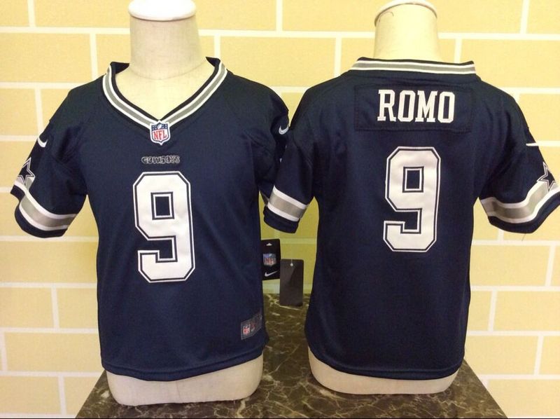 2-6 Kids Tony Romo Dallas Cowboys #9 Blue Nike Jersey