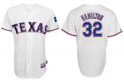 Kids Texans Rangers #32 Hamilton white Jerseys
