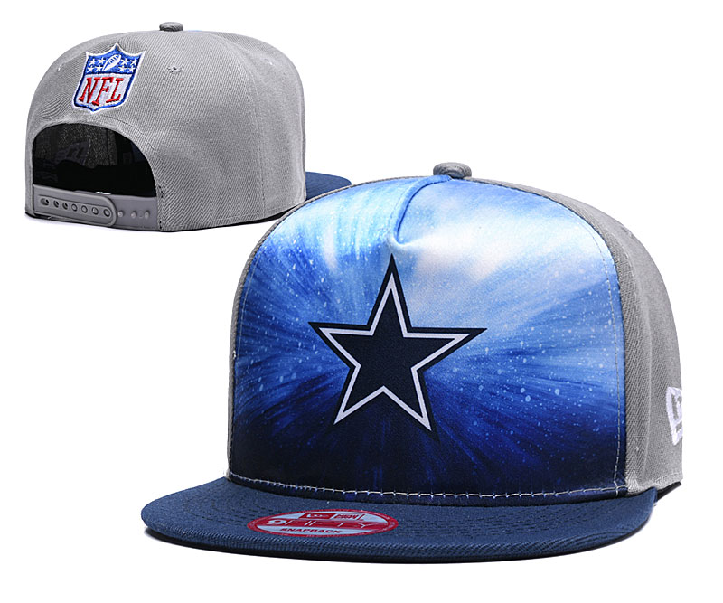 NFL Dallas Cowboys Team Logo Black Adjustable Hat