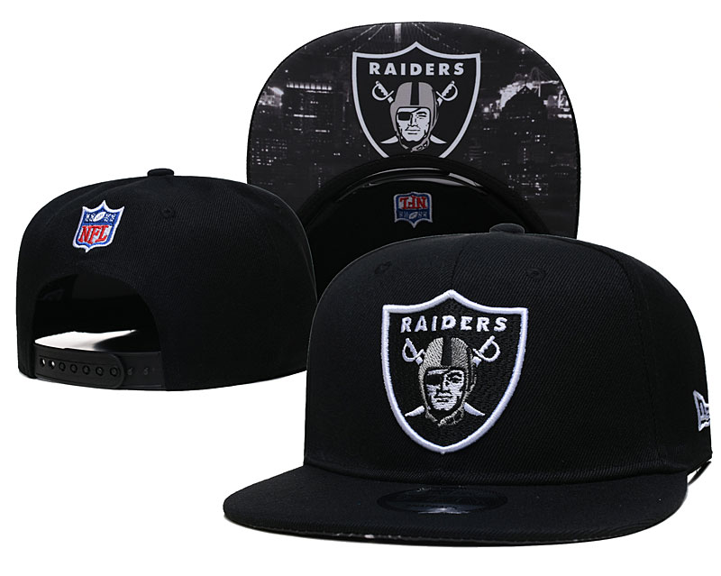 Raiders Team Logo Snapback Hat --TX
