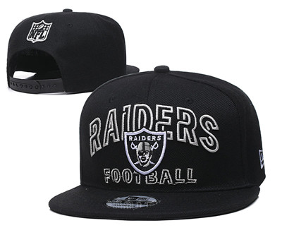 Raiders Team Logo Black Adjustable Hat 1 YD