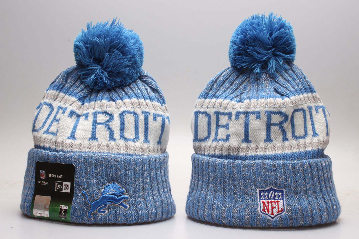 Lions Blue Sideline Sport Knit Hta YP