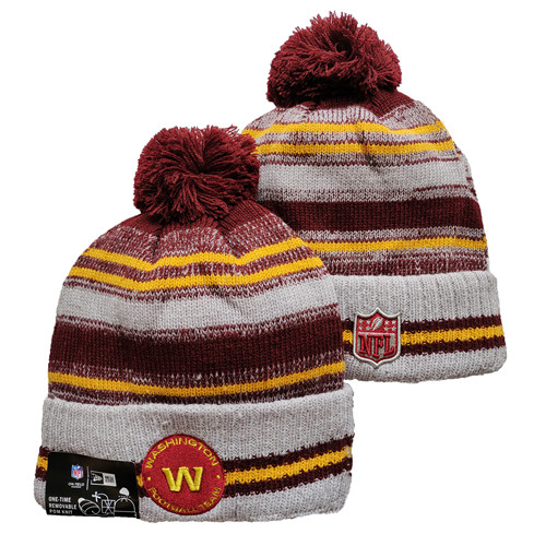 Washington Team Logo Pom Knit Hat YD