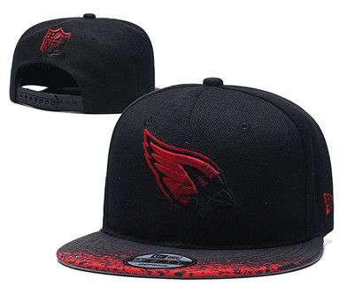 Arizona Cardinals Team Logo Black Adjustable Hat YD