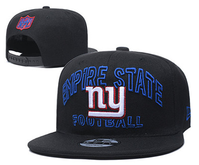 Giants Team Logo Black Adjustable Hat YD