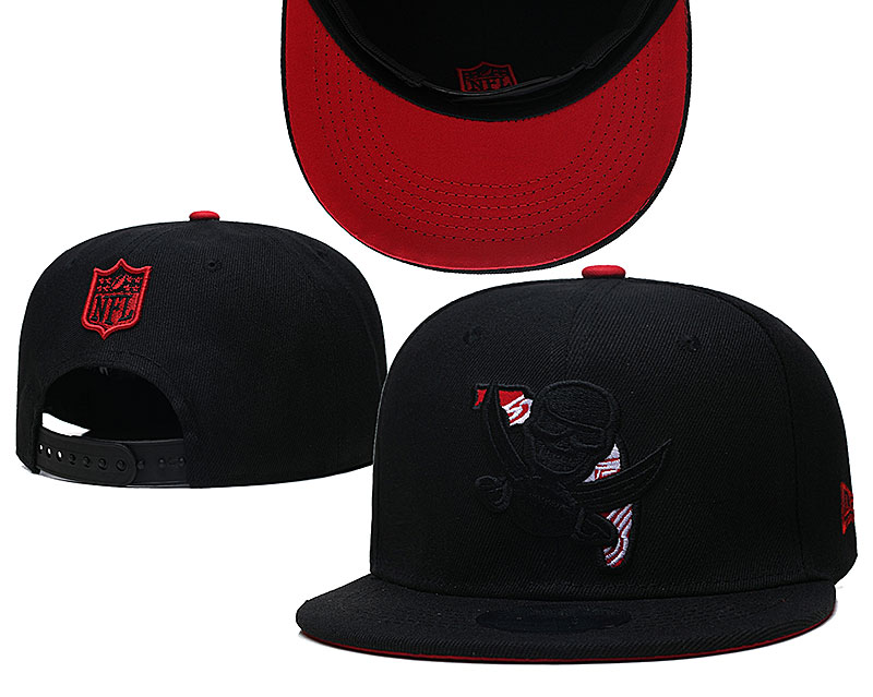 Buccaneers Fresh Logo Black New Era Adjustable Hat GS