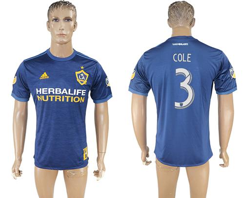 Los Angeles Galaxy #3 Cole Away Soccer Club Jersey