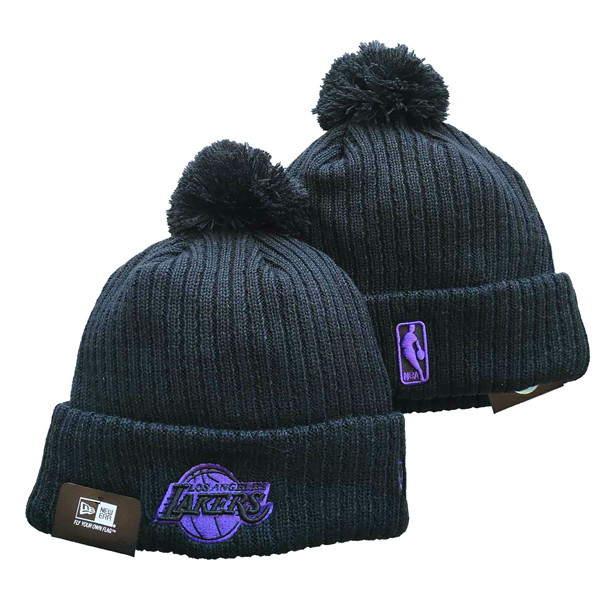 Lakers Black Knit Hat -YD