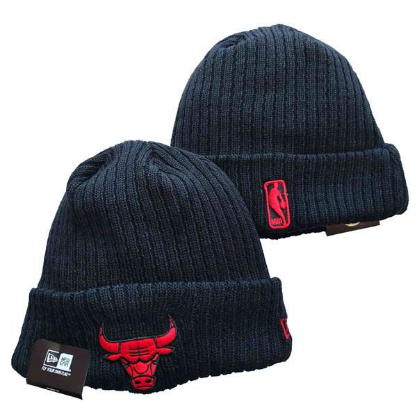Bulls Black Knit Hat --YD