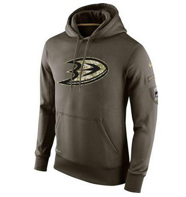 Men's Anaheim Ducks Nike Salute To Service NHL Hoodie