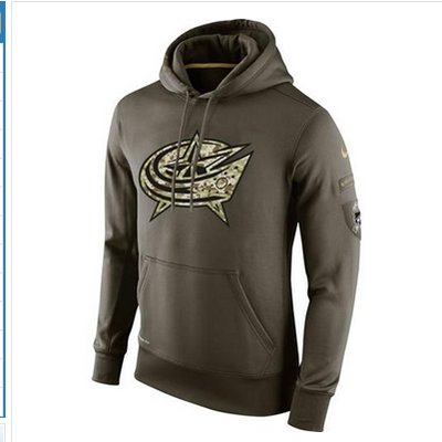 Men's Columbus Blue Jackets Nike Salute To Service NHL Hoodie