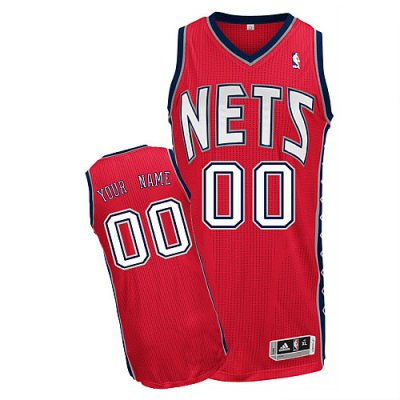 Customized New Jersey Nets Jersey New Nets Revolution 30 Red Basketball Jersey