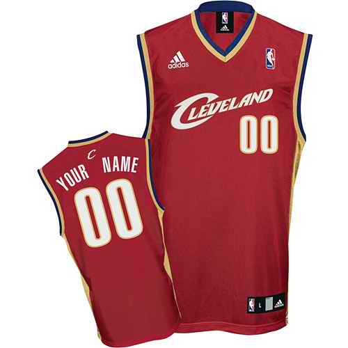 Cleveland Cavaliers Youth Custom Red Road Jersey