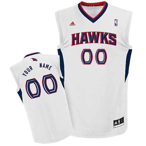 Atlanta Hawks Youth Custom White Jersey