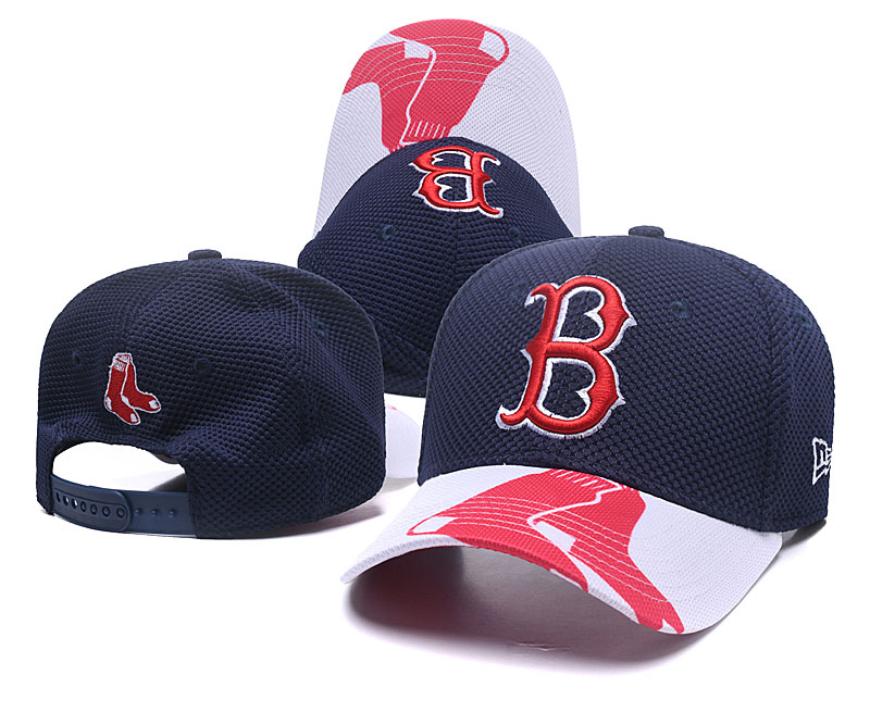 MLB Boston Red Sox Team logo Stitched Fitted Hat Adult Sport Fit Cap