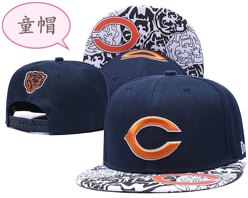 Youth Bears Team Logo Navy Adjustable Hat GS