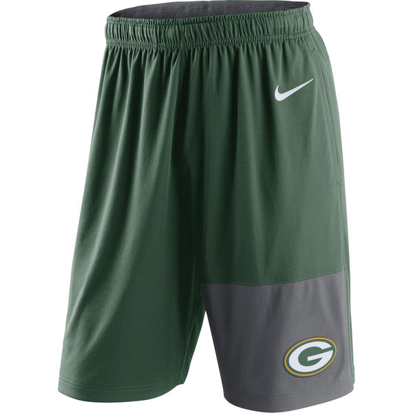 Green Bay Packers Green NFL Shorts