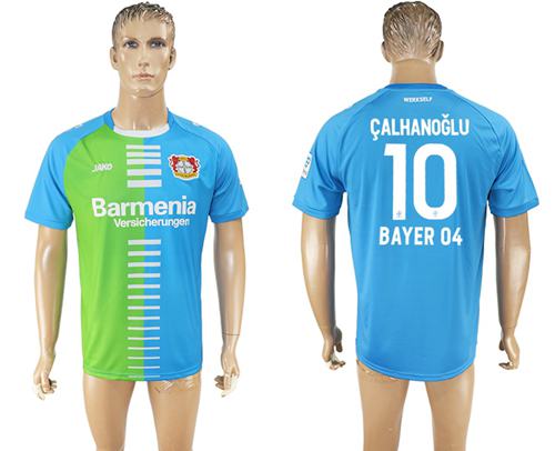 Bayer Leverkusen #10 Calhanoglu Sec Away Soccer Club Jersey