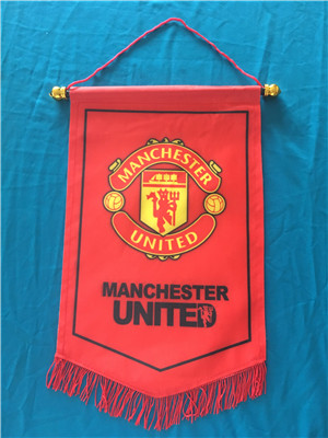 Manchester United Hang Flag Decor Football Fans Souvenir
