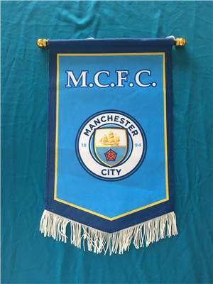 Manchester City Hang Flag Decor Football Fans Souvenir
