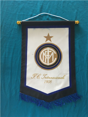 Inter Milans Hang Flag Decor Football Fans Souvenir