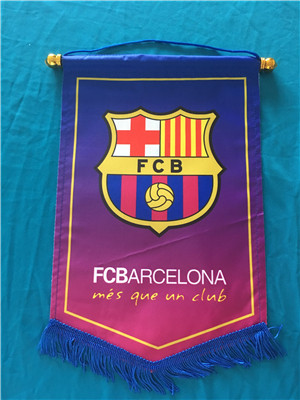 Barcelona Hang Flag Decor Football Fans Souvenir