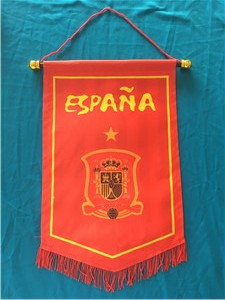 Spain Hang Flag Decor Football Fans Souvenir