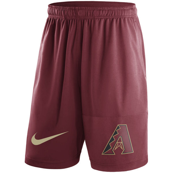 42Men's Arizona Diamondbacks Nike Red Dry Fly Shorts