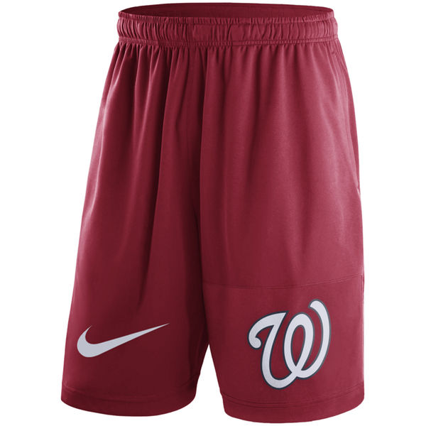 30Men's Washington Nationals Nike Red Dry Fly Shorts