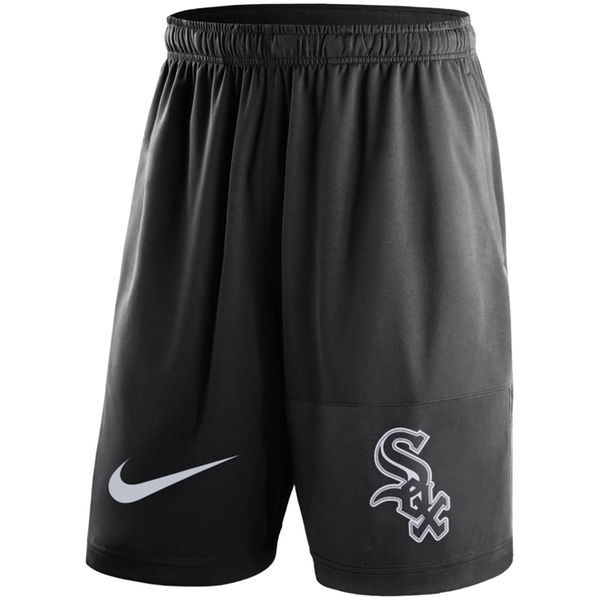 25Men's Chicago White Sox Nike Black Dry Fly Shorts