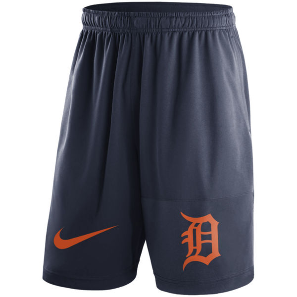 51Men's Detroit Tigers Nike Navy Dry Fly Shorts
