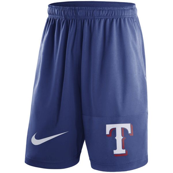 40Men's Texas Rangers Nike Royal Dry Fly Shorts