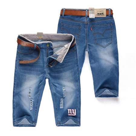 New York Giants Team Logo Light Blue NFL Jeans