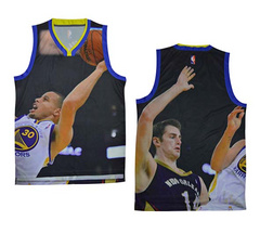NBA moments version of the golden state warriors garage back when shooting blank jersey vests