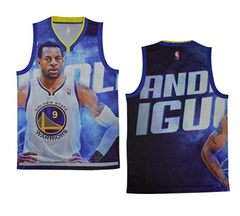 NBA moments version of the Golden State Warriors on the 9th muscular white jersey vest