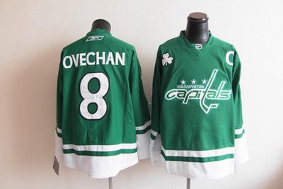 ST PARTYS DAY Washington Capitals 8 OVECHAN green
